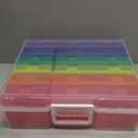 Plastic Storage Box Arts & Crafts Storage Boxes & Organizers With Large Storage Box Organizers And Small Rectangular Plastic Container For Craft Storage (6 Medium+ 6 Small-Color)