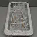 GACONPT 3 Tier Fruit Basket Bowl with 2 Banana Hangers for Kitchen Counter, Vegetable Countertop Produce Storage Holder, Large Capacity Metal Wire Fruits Stand Organizer for Onion Potato Bread Snack White