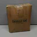 Snuggle Sac Checkered Throw Blanket for Couch, Super Soft Cozy Warm Knit Netural Decorative Fluffy Blankets, Reversible Buffalo Plaid Microfiber Throws for Sofa Bed, Plaid Beige, 50x60 Inches