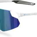 YAMAS Sport Sunglasses for Mens, Wrap around Sunglasses, Non-Slip Nose Pads for Hiking, Climbing&Running, UV400 Protection