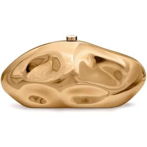 Acrylic Clutch Purse for Women Evening Bag, Irregular Shell Acrylic Purse Box Clutch with Chain for Party Wedding Prom