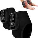 Foot Advanced Triple Method Massager, with 5 Vibration Modes and 6 Heat Levels, Suitable for Pain Relief and Plantar Fasciitis, Travel & Home UseBlack 2pcs