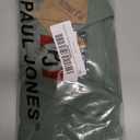 PJ PAUL JONES Men's Casual Button Down Shirts Summer Short Sleeve Shirts with Pocket (Medium, Green)