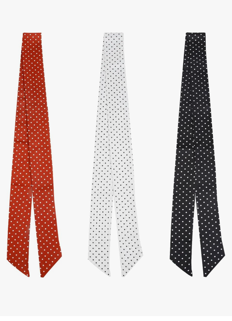 AIBFRID 3PCS Polka Dots Fashion Scarves for Women