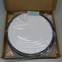 2 Pack 12 Inch Dimmable LED Flush Mount Ceiling Light Fixture 28W 3200LM 5 Color Temperature in One Super Slim Round Ceiling Lamp Low Profile Ceiling Lights for Living Bedroom Kitchen Laundry Black