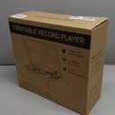 Vinyl Record Player with Speakers Vintage Turntable for Vinyls Records BeltDriven Turntables 3Speed Bluetooth Playback Headphone AUX RCA Line LP Vinyls Players for Sound Enjoyment Retro Brown