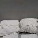 Comfort Spaces 100% Cotton Sheets King, Breathable & Ultra Soft Cotton Sheets, Naturally Cool Cotton Bed Sheets with 14" Elastic Pocket Fits up to 16" Mattress, All Season Sheet Set, Ivory 4 Piece