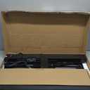 WALI Floor TV Stand with Power Outlet, Tall TV Stand Mount for 32-75 inch TV up to 110 lbs, Swivel and Height Adjustable TV Stands with Wood Base for Bedroom, Living Room(TVDVD-7P), Black (Basic)