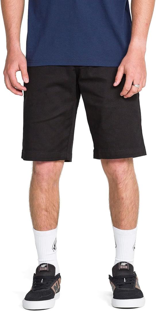 Volcom Men's Vmonty Chino Shorts 22 Outseam, Relaxed Fit, Durable Cotton Fabric, 36