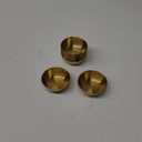 Nicunom 10 Pack Stainless Steel Soy Sauce Dishes, 3 OZ Dipping Bowl Pinch Bowls Small Dip Bowls Seasoning Dishes Prep Appetizer Plates for Condiment Sushi Ketchup BBQ Party, Golden