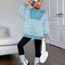 Pullover Hoodie Sweatshirt and Leggings Set Little Girls Clothes 3-4Y