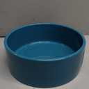 6'' Ceramic Dog Bowl - 30Oz Classic Dogs Food & Water Bowl for Small and Medium Breed Dogs, Heavy Duty Non-Slip Dog Dishes, Food Grade Stoneware Pet Bowl, Dishwasher & Microwave Safe, Green