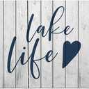 Lake Life Gifts Dish Drying Mat, Lake Life House Gifts for Women Dishes Dry Coffee Mats for Kitchen Counter Coffee Maker, 16x24 Inch