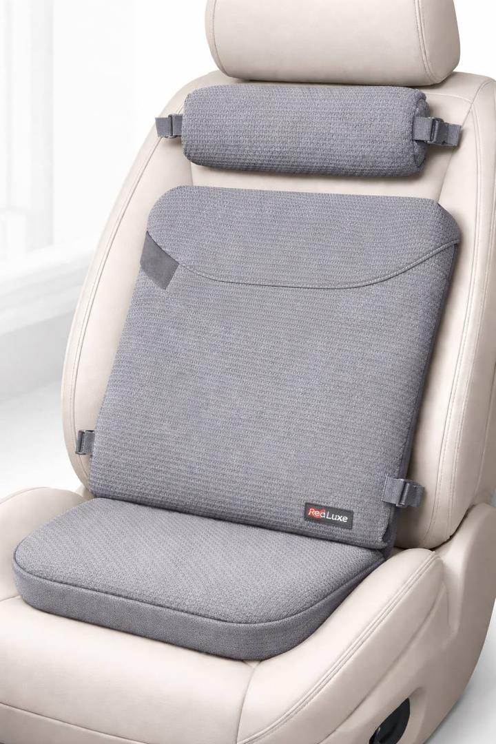 Redluxe Coushion Car Seat Cover, 12x22x22, Grey