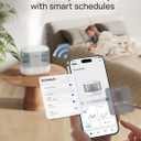 Dreo Smart Humidifiers for Bedroom, Top Fill 4L Supersized Humidifier Large Room with 28 dB, 36H Runtime, Touch/APP/Voice Control, Nightlight, Cool Mist Humidifiers for Baby, Plants, Indoor, Grey