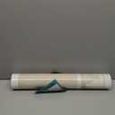 Haimin Grasscloth Wallpaper Peel and Stick 20.9in X 393in Fabric Contact Paper Wall Paper Textured Wallpaper Horizontal Stripes Look Self-Adhesive Thick Vinyl Embossed (Beige)