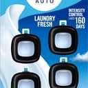Febreze Car Air Freshener Vent Clip Laundry Fresh Scent, .07 oz. Car Vent Clip, Pack of 4