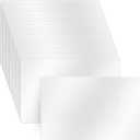 50 Pieces Clear Plastic Placemats Bulk 17 x 11 Inch Transparent Table Mat Heat Resistant Washable Plastic Placemat Large Rectangle Anti Slip Clear Place Mats for Dining Table Kitchen Desktop