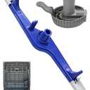 5304517203 1545680 Dishwasher Lower Spray Arm Set-Complete with 5304518968 Support & 5304506518 Filter-Compatible with Frigidaire Kenmore 154568002 154414101 154250901 EAP12585623 4840174 154250801