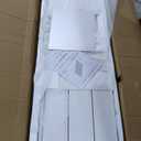 Jocoevol Fluted White 7 Drawers Dresser for Bedroom, Modern Chest of Drawers with Metal Handles, Wood Storage Dresser with Deep Drawers for Living Room, Hallway