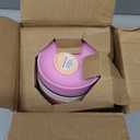 Owala SmoothSip Slider Stainless Steel Insulated Travel Mug, 100% Leak Proof, For Hot and Cold Drinks, Travel Friendly with Sliding Lock Lid, 12oz, BPA Free, Leak Proof, Pink/Tan (Daybreak)