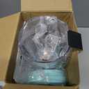 Mueller Smoothie Blender for Smoothies - Personal Blender for Shakes, Frozen Drinks, Baby Food & More, 15oz Travel Cup and Lid, Durable Stainless Steel Blades for Powerful Blending Performance (Turquoise)