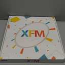 XFM Glow in The Dark Clock 16 Inch Modern Silent Non Ticking Luminous Wall Clocks Battery Operated Night Light Wooden Wall Clock for Living Room Kitchen Bedroom