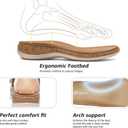 Womens Sandals Arch Support Flat Sandals Adjustable Comfy Orthotic Sandals for Women Summer Walking Shoes for Beach,Travel