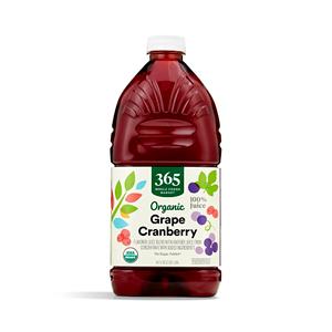 365 by Whole Foods Market, Organic Grape-Cranberry Juice Blend, 64 Fl Oz (EXP 09/10/26)