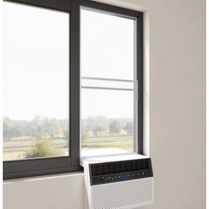 Aluminum Sliding Window Kit for Horizontal Sliding Windows, For Saddle, U-type, and Conventional Air Conditioners (AC Not Included)