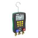 PLAYOCCAR Refrigeration Digital Manifold HVAC Gauge Kit, Vacuum Pressure Temperature Dignostic Tester Set for Testing Maintaining Air-Conditioner & Refrigerator