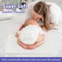 100 Pack Disposable Diaper Changing Pads for Baby Leakproof & Super Absorbency Disposable Underpads Large Toddler Pads Absorbent Fluff Protective Table Pads, Pee Pads for Babies, Kids 18" x 13"