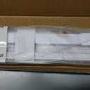 LazBlinds No Drill 1" Vinyl Mini Blinds, 33" W x 36" H, White