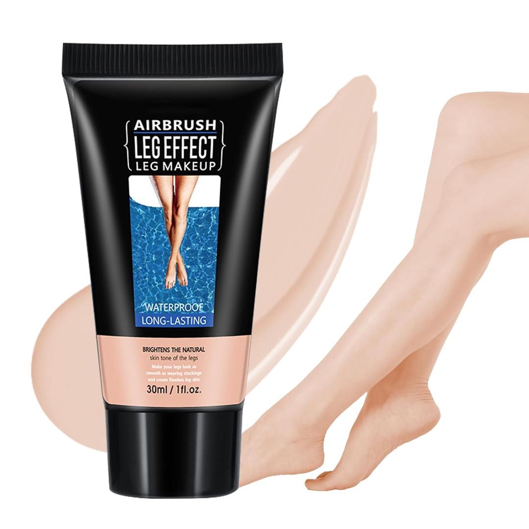 3 x Leg Makeup Waterproof, Smooth Legs, Fade the Skin Color of Legs, Effectively Cover the Scars of Legs and Body, Long-Term Body Foundation Make-up Uniform Skin Skin Beauty Leg Cream (01#)