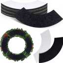 16 Pcs Wreath Pad Door Protector Felt Adhesive Non Slip Door Protector Garland Wreath Backing Padding Scratch Protection for Doors Crafts Holiday Scratch Dings Dent (16)