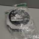 W10290350 W10290353 Porcelain Burner Drip Pans Replacement for Whirlpool Electric Stove Range Top Drip Bowls Includes 1 Large 8-Inch and 3 Small 6-Inch Drip Pans Black by Cenipar