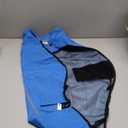 Mile High Life Dog Raincoat, Adjustable Waterproof Reflective Rain Jacket for Small Medium Large Dogs, Lightweight Breathable Pet Rain Coat with Leash Hole(Blue, L Chest 32-40")