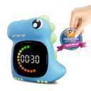 Visual Timer for Kids Light Blue Dinasuor Kids Timer Visual Led Rechargeable Toddler Timer Visual Countdown for Classroom Home Studing Playing