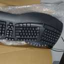 Perixx PERIBOARD-512B Wired Ergonomic Keyboard - Split Keyboard, Wrist Rest, Natural Typing - Wired USB Connectivity - US English - Black
