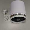 Arctic Air Ice Jet Personal Air Cooler, 3-Speed Room Cooler with Reusable Ice Packs, Portable Cooler with Multi-Directional Vent & 7 LED Lights, Whisper-Quiet Air Cooler for Room