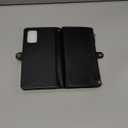 XcaseBar for Samsung Galaxy Note 20 Wallet case with Zipper Credit Card HolderRFID Blocking, Flip Folio Book PU Leather Phone case Shockproof Cover Women Men for Samsung Note20 case Black