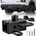 13419 Class 3 Trailer Hitch Receiver for Dodge Ram 1500(2019-2025),2" inch Hitch Receiver with Bolts,Tow Hitch with Anti-Rust Gloss Powder Coat, Black Trailer Hitch Kit