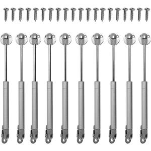 KEILEOHO 10 PCS 100N /22.5lb Soft Close Cabinet Hinges, Gas Strut Lift Support Cabinet Hinges, Hydraulic Gas Lift Spring Stay, Cabinet Door Strut, Cabinet Door Lift