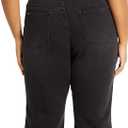 City Chic Women's Plus Size Harley Kenia Straight Jean (Black, 20)
