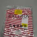 EXLURA Women 2 Piece Summer Outfits Casual Striped Lounge Set Ribbed Knit Off Shoulder Short Sleeve Top and Drawstring Shorts (Red, S)