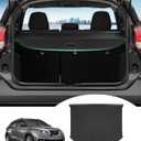 Powerty Cargo Cover for 2018-2024 Nissan Kicks Accessories Trunk Cover Retractable Trunk Shielding Shade Cargo Luggage Cover Withstand The Load