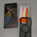 TORRAS Ultra Magnetic for iPhone 15 Pro Case, [3X Military-Grade Drop Tested] [Compatible with MagSafe], Shockproof Translucent Durable Slim Protective Anti-Scratch Anti-Fingerprint, Black