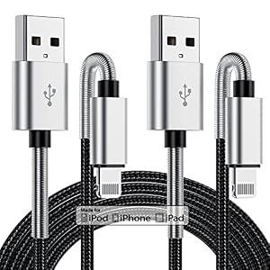 2Pack 10ft iPhone Fast Charger Cable, [Apple MFi Certified] Long USB C to Lightning Cable 10 Foot, High Fast 10 Feet Apple Charging Cord for Apple iPhone 14/ 14 Pro Max/ 13 Mini/ 12/ 11/ XS/ XR/ 8/ 7Plus, iPad