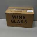 C CREST Wine Glasses Set of 8, 12oz, Lead-free, Clear, Durable Glassware