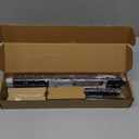 KAMANINA Black Curtain Rod 32 to 58 Inch (2.6-4.8 Feet), 1 Inch Heavy Duty Curtain Rods for Windows, Modern Adjustable Drapery Rods with End Cap (32"-58")